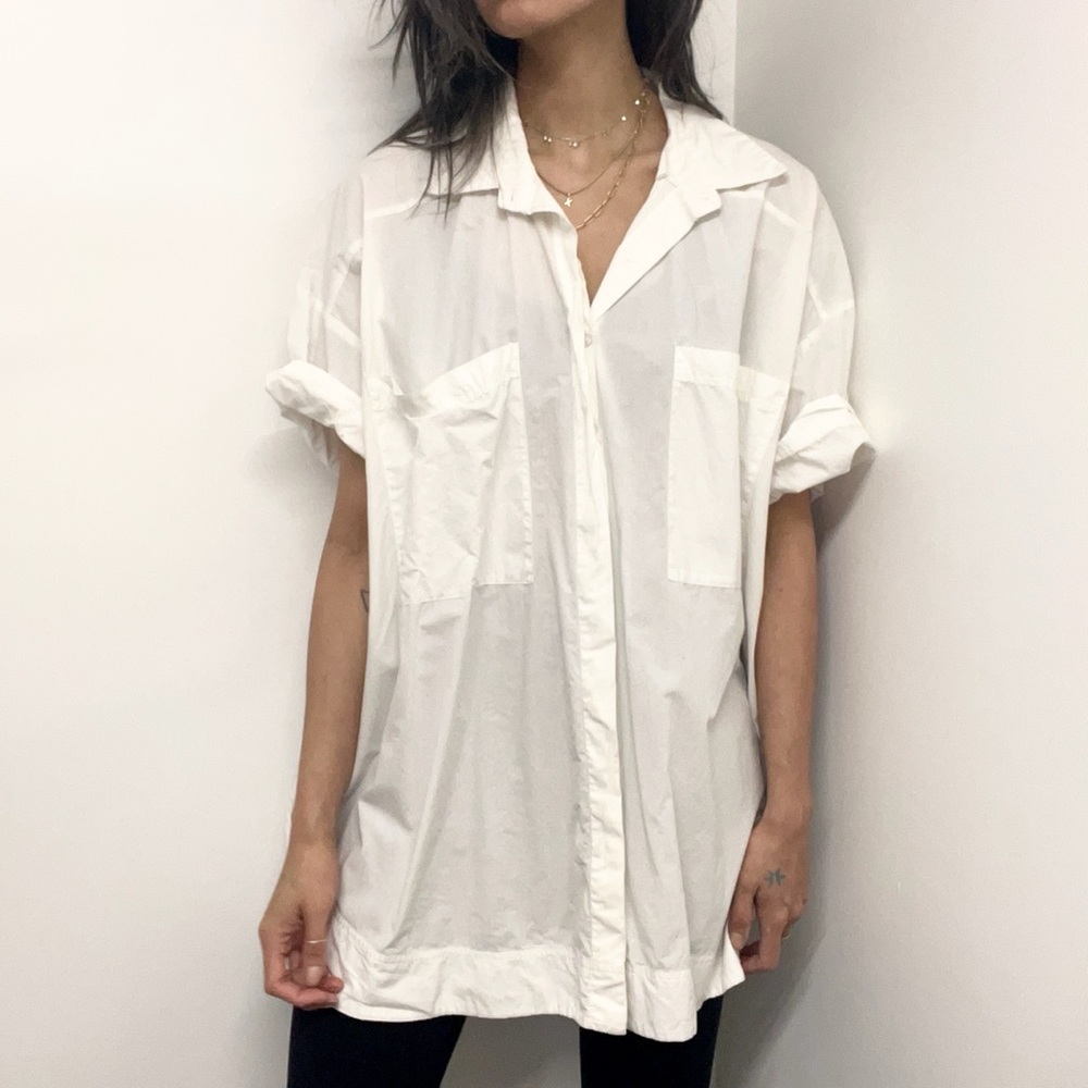 oversize shirt dress